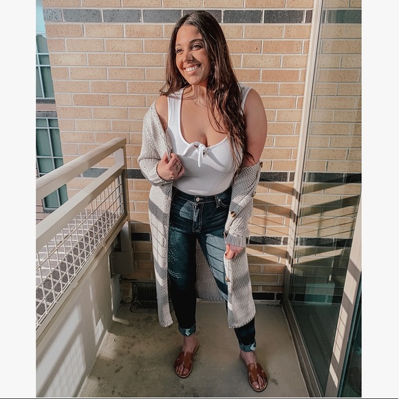 Kelsey Tank Top Bodysuit | White - Picture 1 of 4